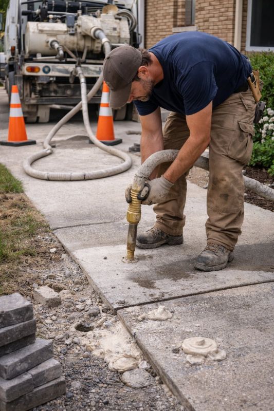 Concrete Mudjacking in West Des Moines, IA