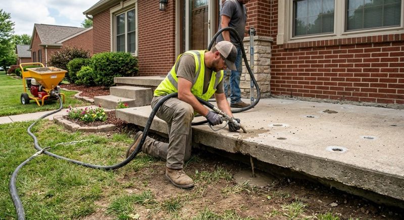 Concrete Patio Raising in Denver, CO