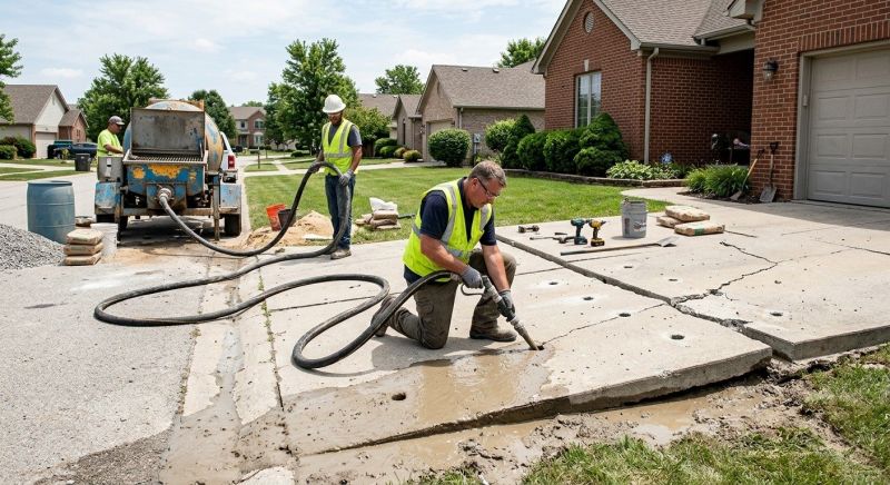 Concrete Raising in Des Moines, IA