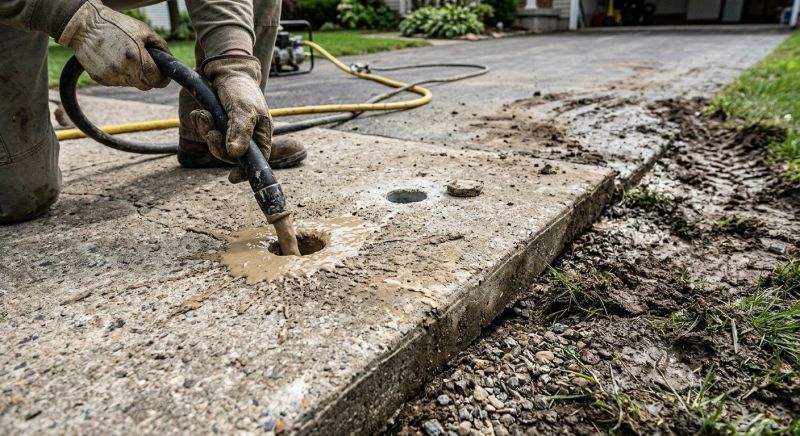 Concrete Settlement Repair in Des Moines, IA