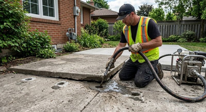 Concrete Slab Jacking in Des Moines, IA