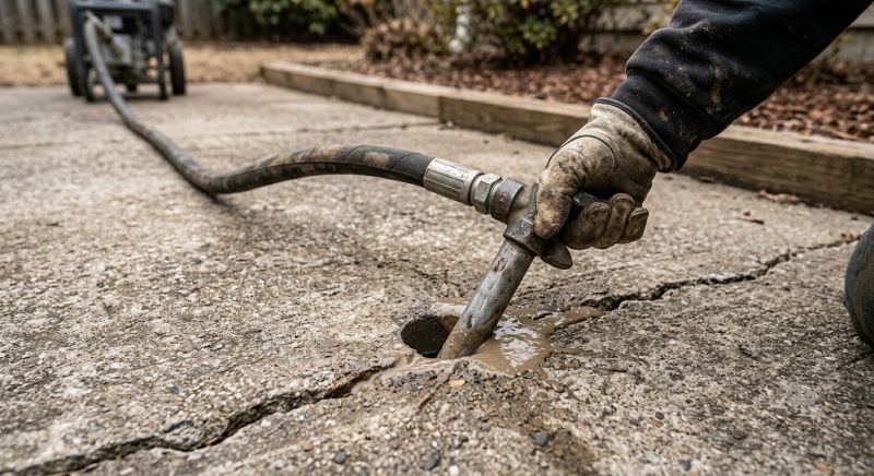 Sunken Slab Repair in Des Moines, IA