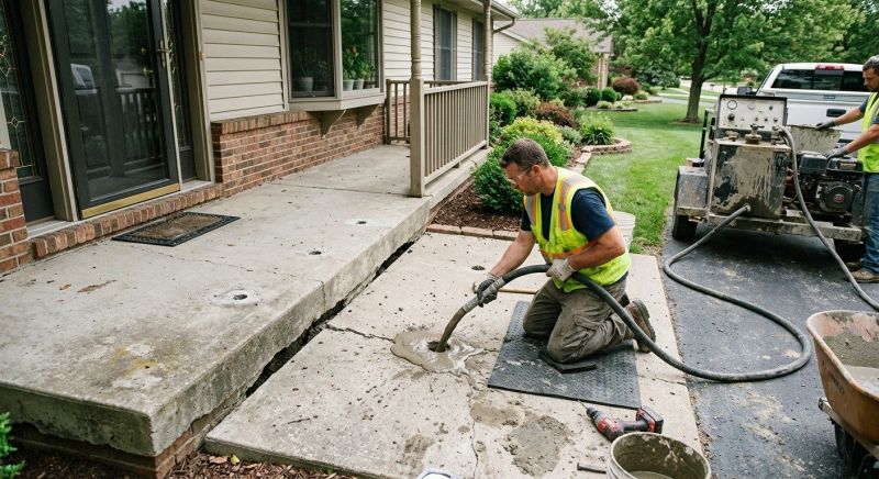 Sunken Slab Repair in Columbus, OH